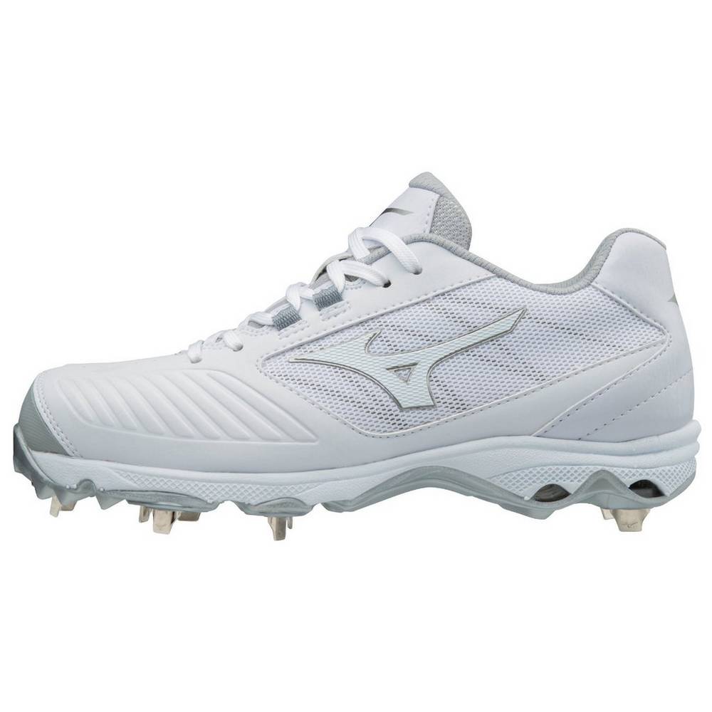 Mizuno 9-Spike Advanced Sweep 4 Rövidszárú Metal Női Softball Cipő Fehér AFU493572